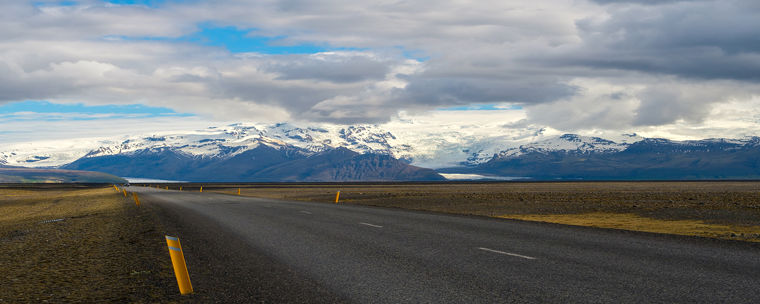 Beautiful road in a national park.